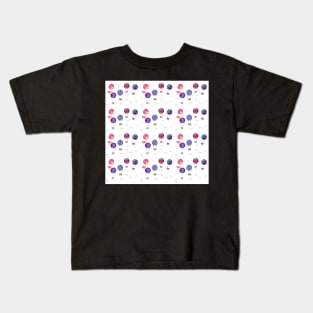 Whimsical Balloon Pattern with a white background Kids T-Shirt